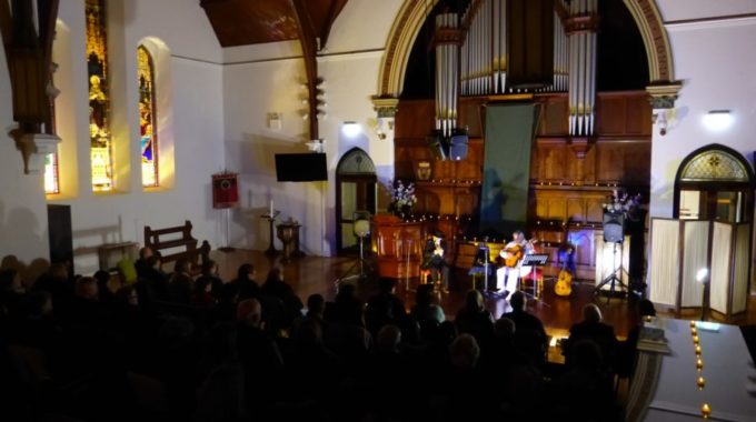 Thomas Lorenzo Guitar Teacher Rin Melbourne In Concert At The Armadale Uniting Church