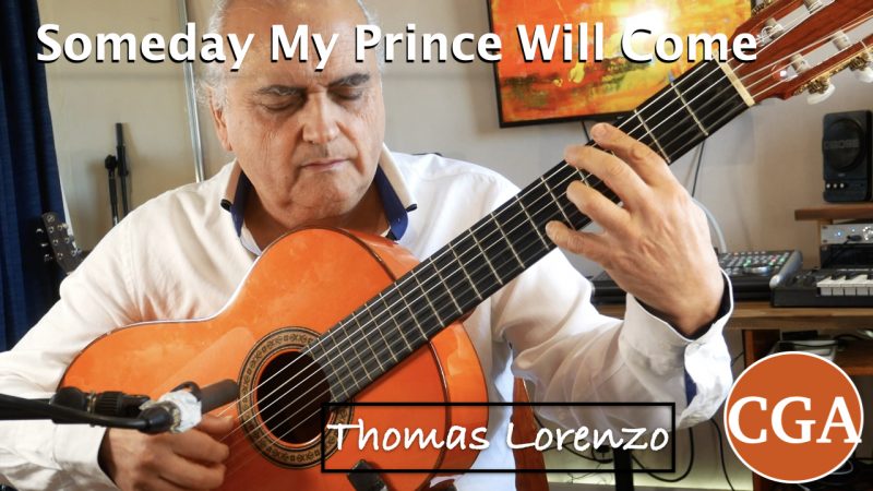 Someday My Prince Will Come. Jazz Guitar Improvisation